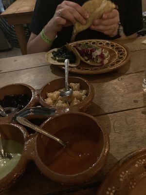   at La Vegan Taqueria in Tulum