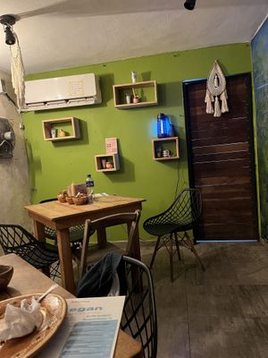   at La Vegan Taqueria in Tulum