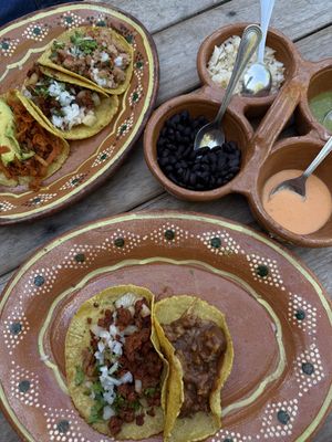   at La Vegan Taqueria in Tulum