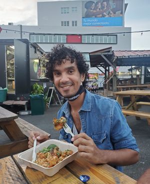 Orange Cauliflower with Veggie Fried Rice 🌱🥰👌🏽🇵🇷 at saVor in San Juan