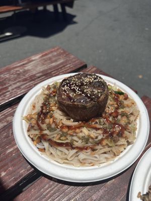 Eggplant Pasta  at saVor in San Juan