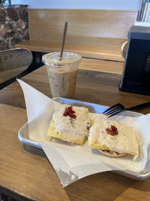 Swiss melt sandwich  at LuluBelle's Coffee House and Bakery in Running Springs