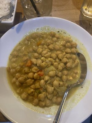 Chickpea dish  at Island Soul Rum Bar & Soul Shack in Seattle
