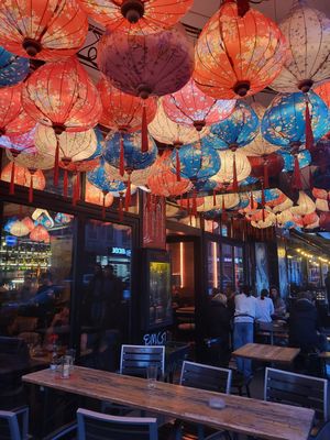 Outside at Quan36 in Hamburg