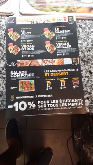 Dessert salade at Eat With Joy in Paris