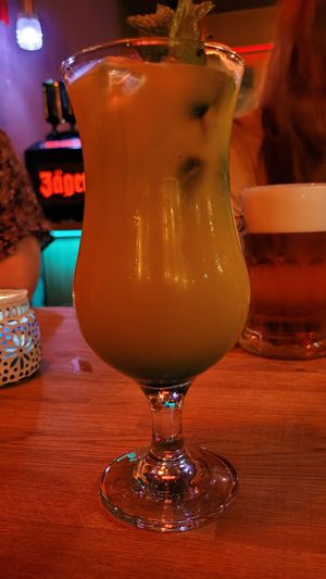 Pussy Cat (alk. Freier Cocktail) at Mahajivan in Hamburg