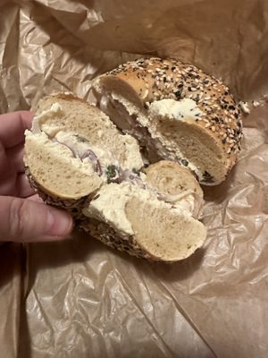   at Emerald City Bagels in Atlanta