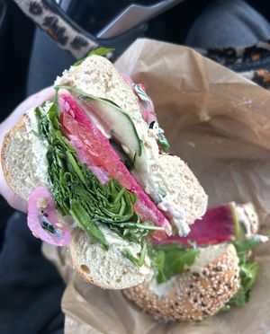   at Emerald City Bagels in Atlanta