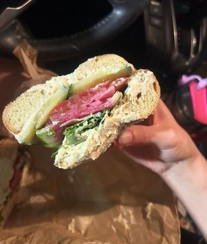   at Emerald City Bagels in Atlanta