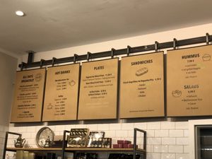 Speisekarte   at Bounour's in Frankfurt