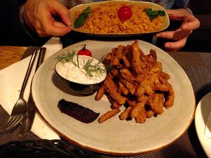 Vegan gyros at Eliés in Hamburg