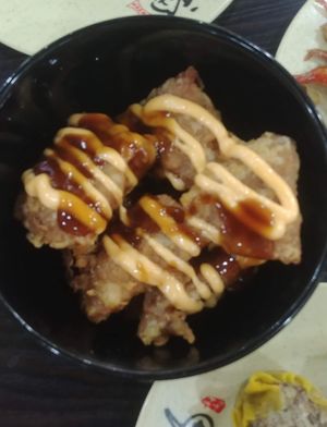 Tempura duck in sweet & sour sauce at Vegsu in Panama City