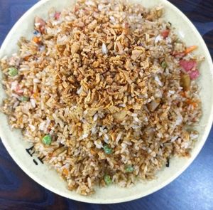 Arroz frito con puerco Vegano  at Vegsu in Panama City