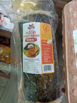 Vegetarian "fish" (has egg) at Vegsu in Panama City