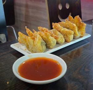 Fried Wonton With Sweet & sour sauce at Vegsu in Panama City