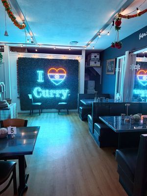 Interior back  at I Love Curry in Naples