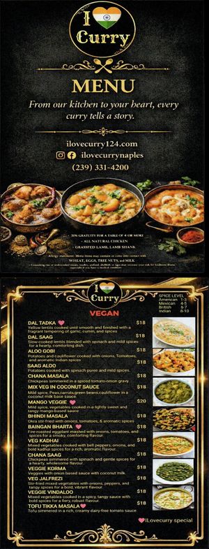  at I Love Curry in Naples
