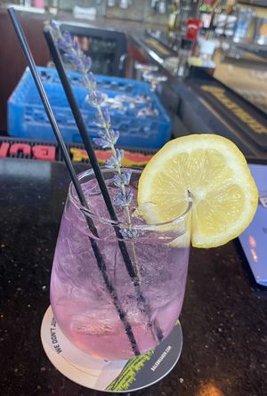 Lavender Gin Cocktail  at Bob's Burger & Brew in Yakima