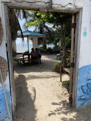 Main entry / entrada principal  at Canto de Caracola in Rincon Del Mar