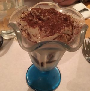 Gluten free tiramisu  at Sunflower Vegetarian Restaurant in Vienna