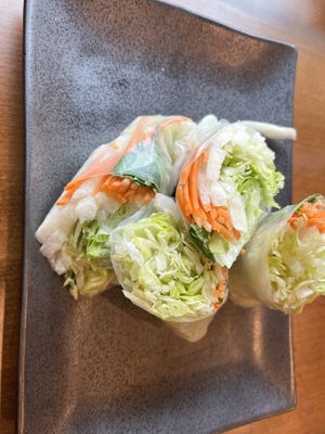 Spring rolls   at Sunflower Vegetarian Restaurant in Vienna