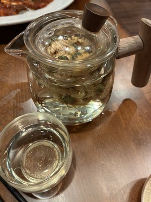 Chrysanthemum tea  at Sunflower Vegetarian Restaurant in Vienna