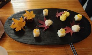 Vegan Desert Platter at Woye Oii in Beijing