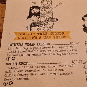 Vegan mains at Tatner's Street Kitchen in Rye