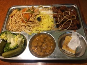 Delicious plate of everything i love. at Dhaba Beas - Vladislavova in Prague