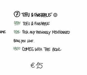 Menu at Satay in Antwerpen