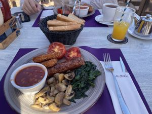 Vegan breakfast  at Marvent in Ibiza