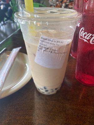 Almond Boba Tea - Vegan  at Corner 17 in St Louis