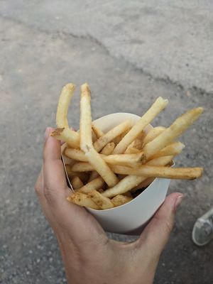 Fries at Moonburger in Kingston