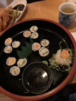 Vegan sushi at Little Tokyo in Leeds