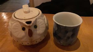 Brown rice tea at Little Tokyo in Leeds