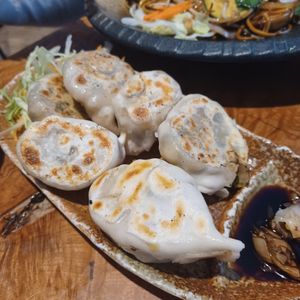 Veg and tofu gyozas at Little Tokyo in Leeds