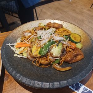 Tofu and veg noodles at Little Tokyo in Leeds