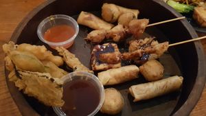 Vegetarian starter collection (vg) at Little Tokyo in Leeds