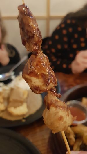 Vegan chicken skewers at Little Tokyo in Leeds