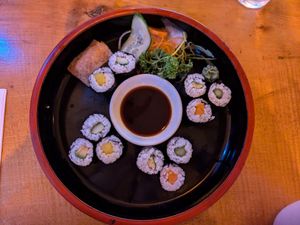 Vegetable maki set at Little Tokyo in Leeds