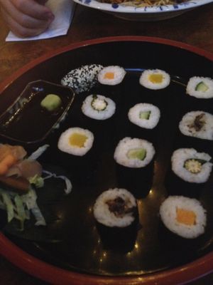 Vegetarian Sushi Platter at Little Tokyo in Leeds
