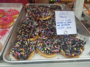 Oreo donuts at Doe Bakehouse - City Centre in York