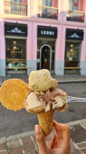 only 3 euros !! at Leoni Gelateria in Monza