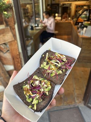 Avocado-Toast  at City Bliss in Athens
