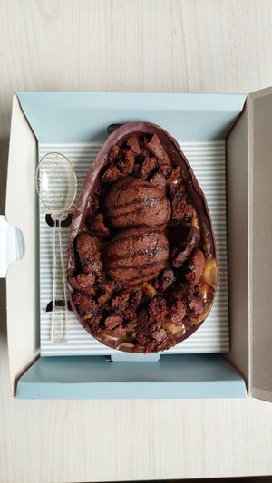 Ovo cookie and cream - doce de leite at Amarama Vegan in Sao Paulo