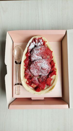 Ovo cookie and cream - creme branco at Amarama Vegan in Sao Paulo