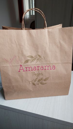 Cute bag at Amarama Vegan in Sao Paulo