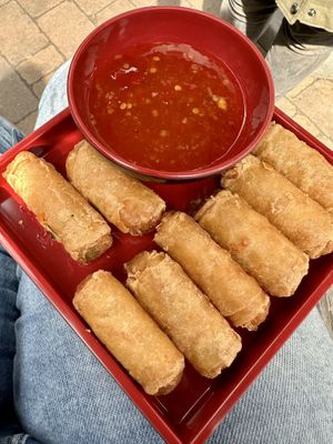 Mini fried springrolls  at Europa Park - Bamboe Baai in Rust