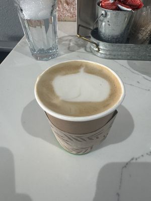 Soy latte   at Wailuku Coffee Co in Wailuku