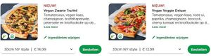 vegan options at New York Pizza in Noordwijk